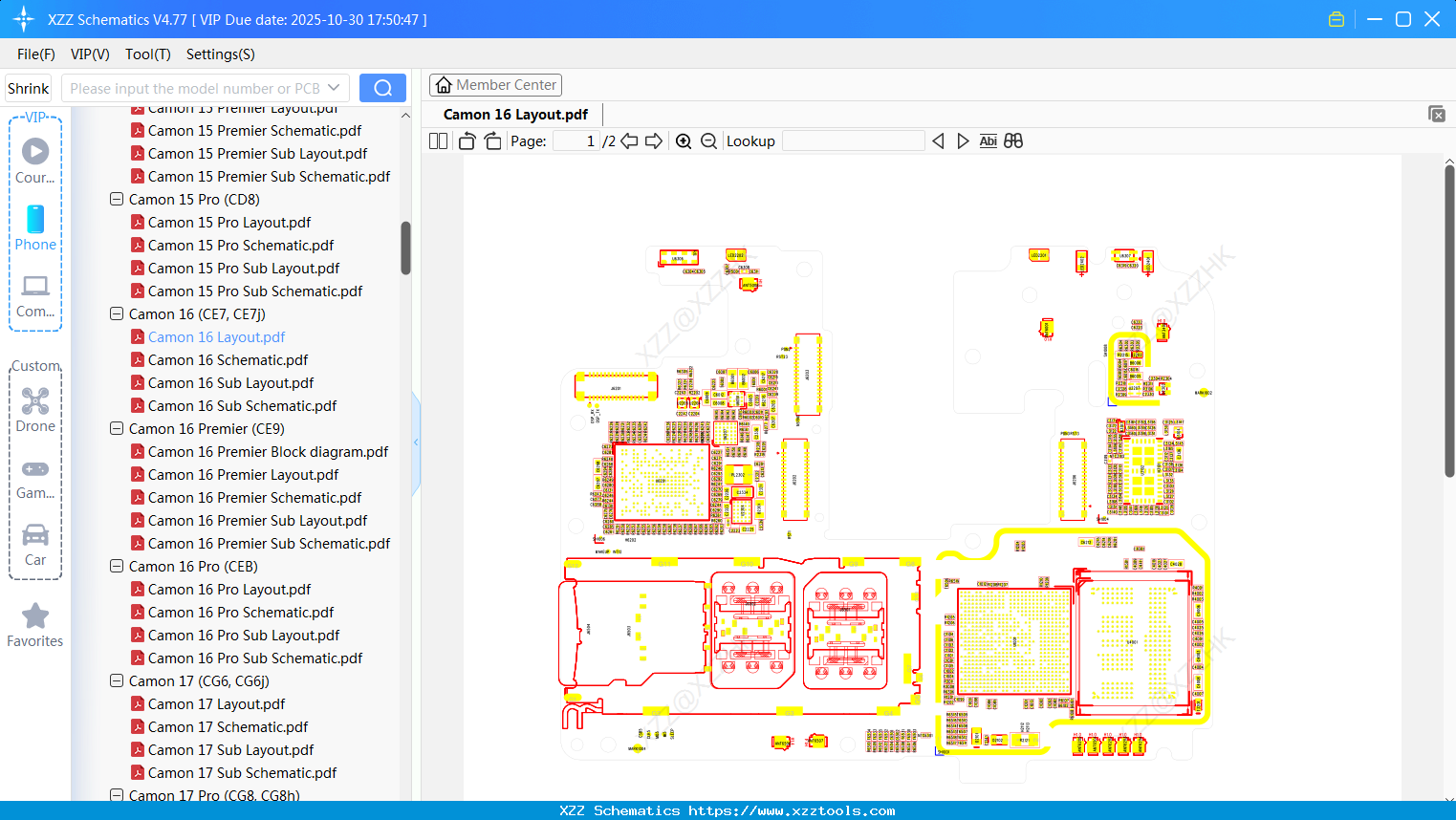 Tecno Camon 16 Layout